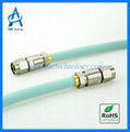 18GHz RF cable assembly extra low loss low VSWR flexible  1