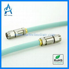 18GHz RF cable assembly extra low loss low VSWR flexible 