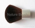 kabuki brush with brownish red HJF goat