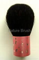 kabuki brush with HJF goat hair pink