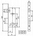 7025-40 mortise lock  2