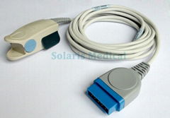 Compatible GE Adult Finger SpO2 Sensor