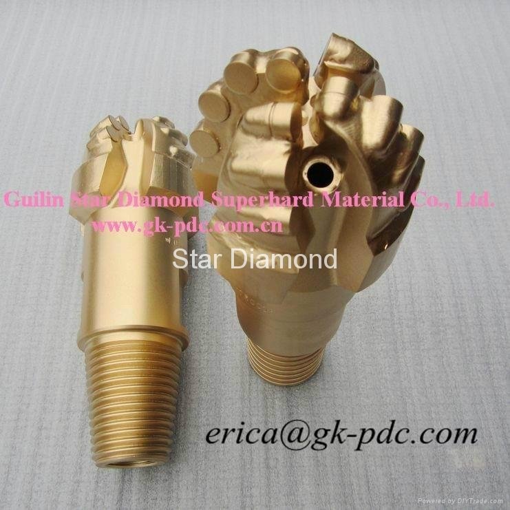 4 Inch 4 Blades Steel Body Dam and Geothermal Well PDC Drill Bit