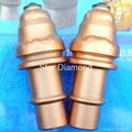 3050 Mining Pick PDC Conical Bits For Rotary Drilling Machine