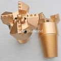 125mm 4 Blades Male Thread Noncoring PDC Bit