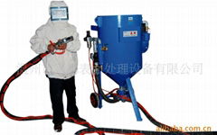 Sand blasting machine