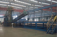 Pipe shot blasting machine