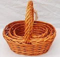 wicker wickerwork basket