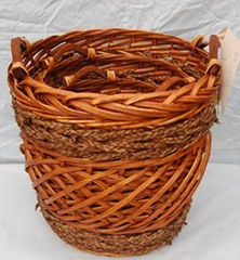 wicker wickerwork pail