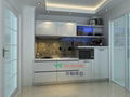 white modern pvc kitchen cabinet 1