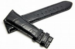 Alligator leather Watch Band