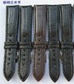 Genuine lizard leather watch strap
