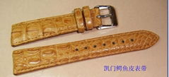 high quality genuine corcodile leather watch band