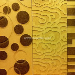 Hotels Embossed Decor Acoustic Panel