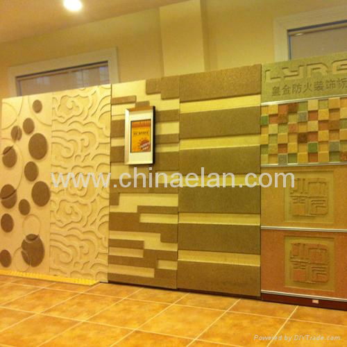 Hotels Embossed Decor Acoustic Panel 2