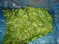 Frozen green pepper slice