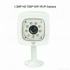 1.3 MP HD 720P Wifi IR IP Camera