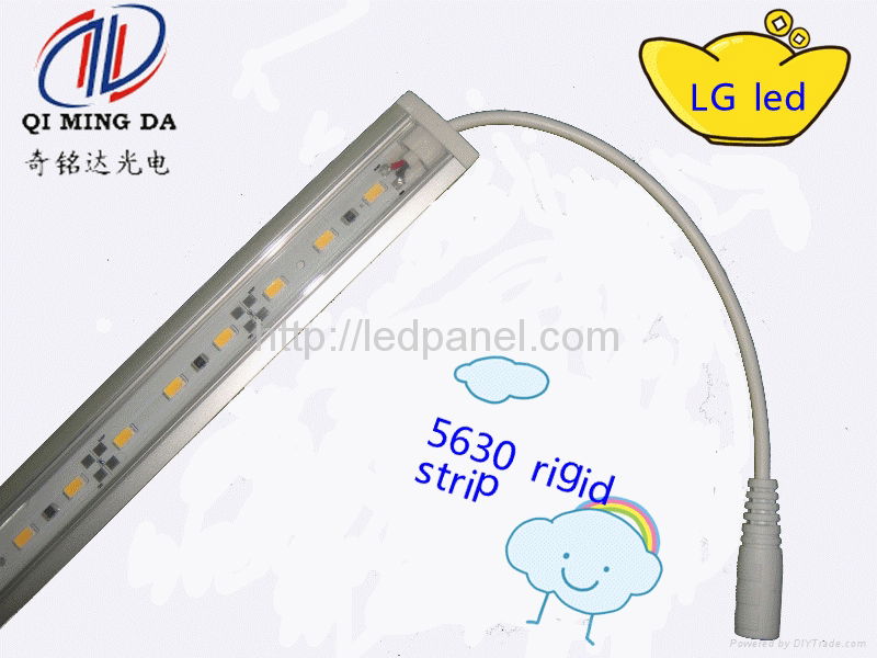 12v 5630smd led light bar with milk butt plug and PC cover led light rigid bar