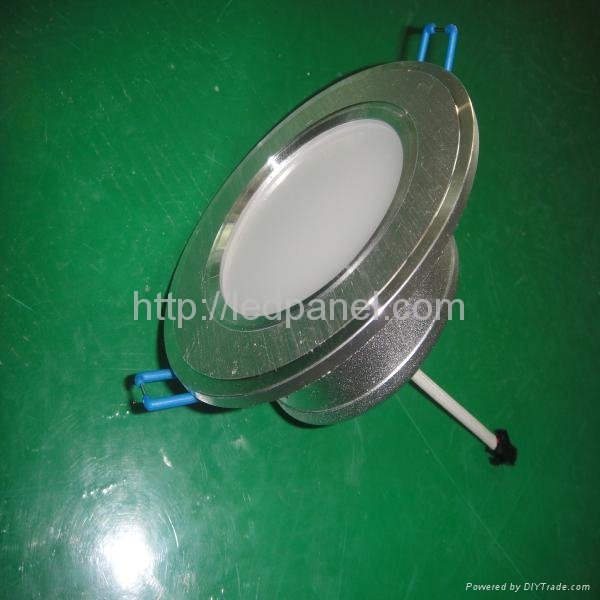 3w glass cover,stain aluminum face with driver led ceiling lamp