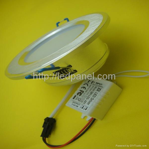 3w glass cover,stain aluminum face with driver led ceiling lamp 2