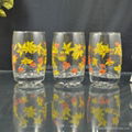 3pcs Set Printed Pilsner Glass 3