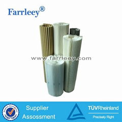 Export pleated filter media