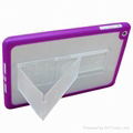 TPU case for iPad/crystal cases with bracket 2