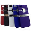 Case for iPhone 5 with aluminum kickstand 1