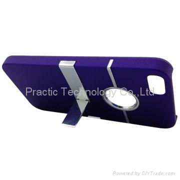 Case for iPhone 5 with aluminum kickstand 2