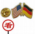 soft enamel flag lapel pin 1