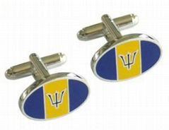 Custom corporate logo cufflink