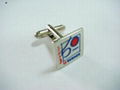 Custom corporate logo cufflink 3