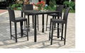 Rattan bar set outdoor furniture