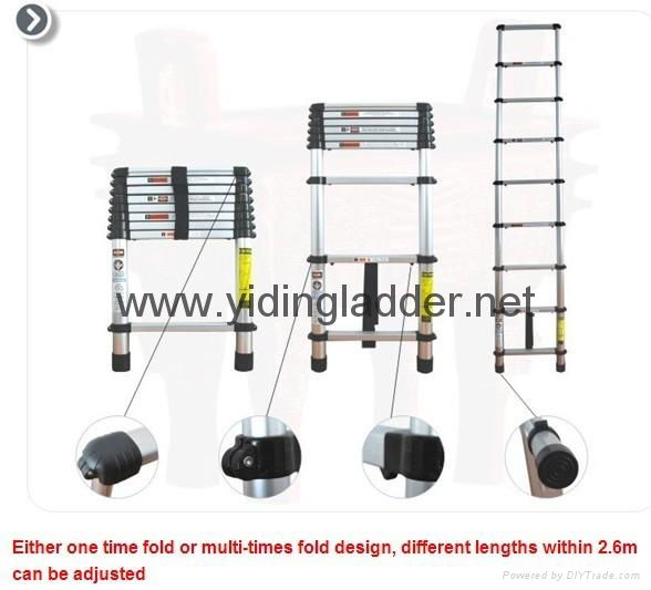 2.6m telescopic alum. ladder (YD1-1-2.6B)