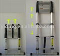 3.8m telescopic ladder, with balance bar