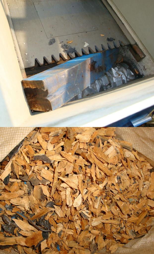 Recycling wood shredder machine  4