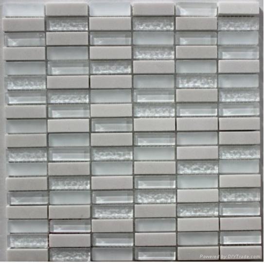 High Quality Glass mix Shell Mosaic Tiles 3