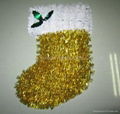 Christmas tinsel decorative ornament