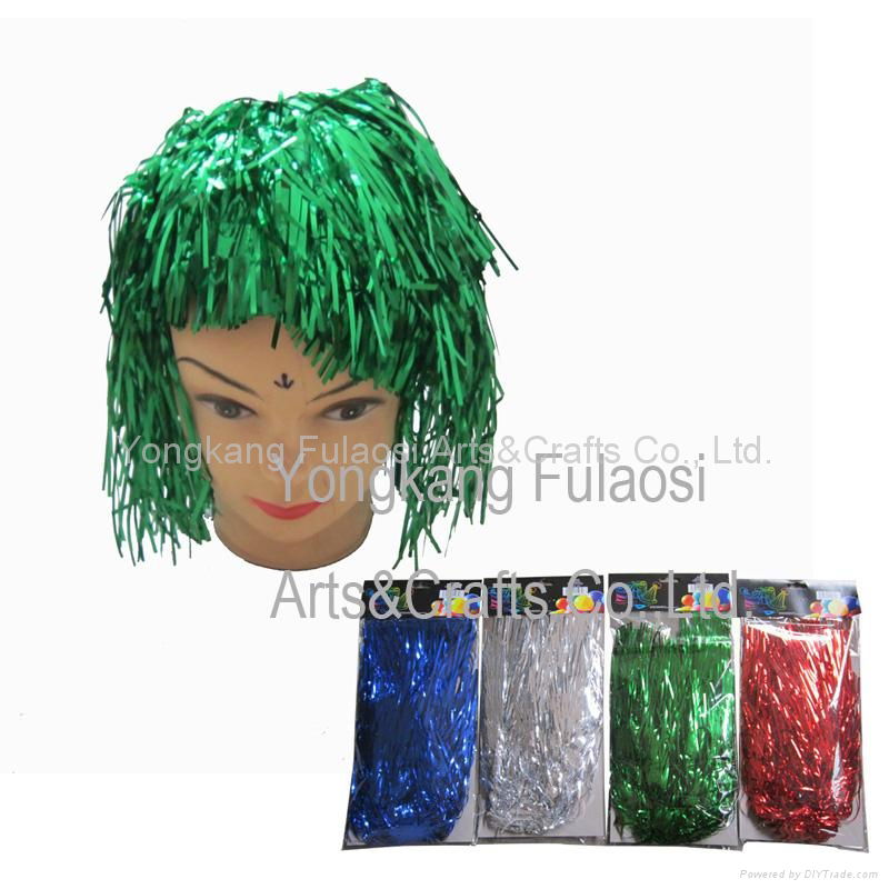 Party celebration tinsel wigs