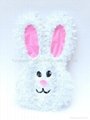 Easter Bunny Head Tinsel Hanging Decor 1