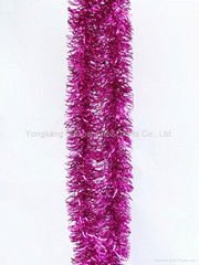 Christmas wavy tinsel garland