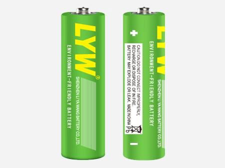 R6P AA batteries with 1.5V