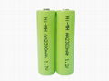 rechargeable Ni-MH batteries with 2300mAh 1