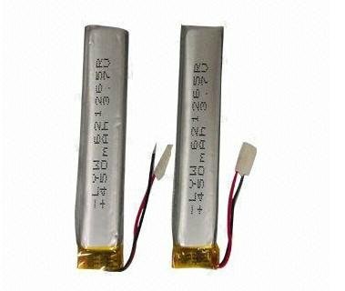 lithium polymer battery for recording pen