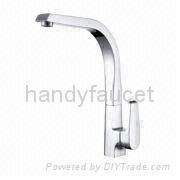 Single Handle Kitchen Faucet Mounted