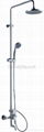 Large Shower Mixer with Slide Shower Bracket, Three-in-one Water Diverter and 3- 1