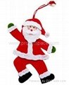 Christmas Decorations - Felt Santa Claus 1