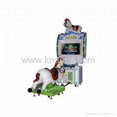 2013 kids rocking horse game machine