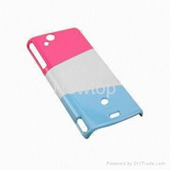 Mashup 3-in-1 Mobile Phone Case for i9100, three-piece in one, made of PC materi