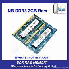 Clearance stock original chips laptop ram ddr3 2gb